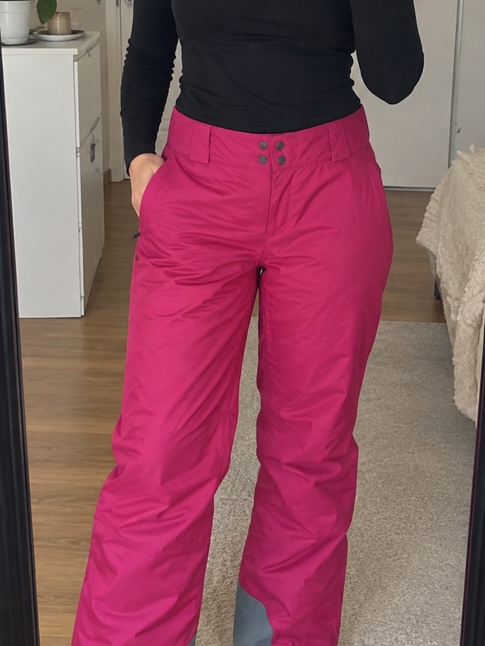Columbia Women's Magenta Wide Leg Snow Pants